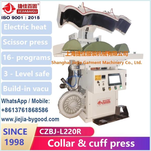 Laundry Steam Press utility SS shirt collar cuff pressing machine equipment