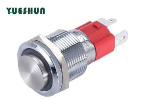 Quality 12V 220v Yellow Led Lamp Illuminated Momentary Push Button Switch wholesale
