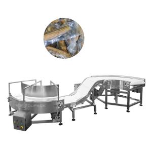 Quality Food Grade Stainless Steel Belt Conveyor Electric Power Corn Variable Direction Conveyor wholesale
