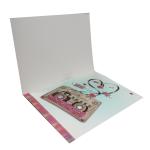 Handmade Blank Paper Musical Greeting Cards Support Voice Recording