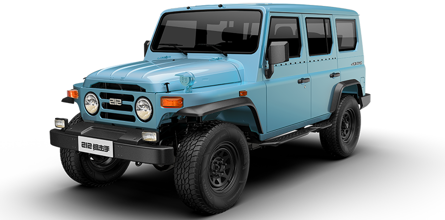 s Top Performance Gasoline Off-road SUV Baw 212 T01 4*4 with 170km/h Top Speed and Touch Screen