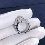 Car Tier High Quality 18K White Gold Ring Jewelry Natural Diamond Engagement