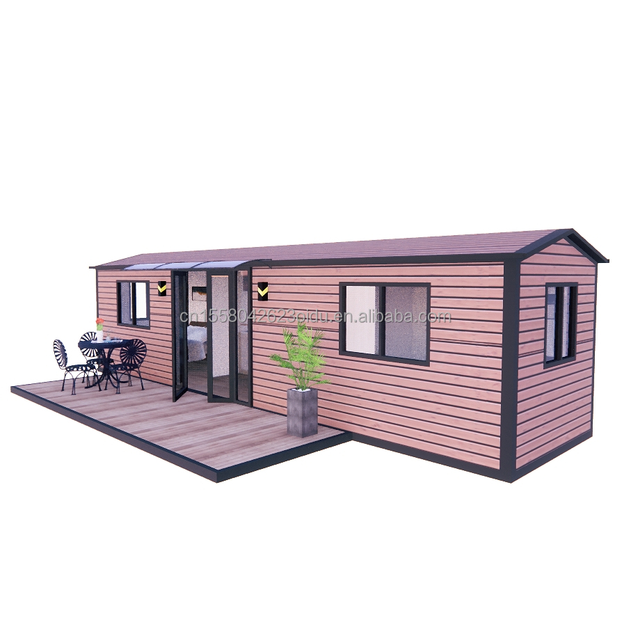 Modern Design Modular Steel Container House Prefabricated Flat Pack for Outdoor Aluminum Alloy Windows Included in Design