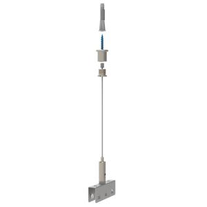 Quality Wire Suspension Kit With Spiral Anchor Acoustic Suspended Ceiling Panels Hangers wholesale