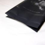 250g Black Side Gusset Foil Coffee Bag With Valve And Tin Tie