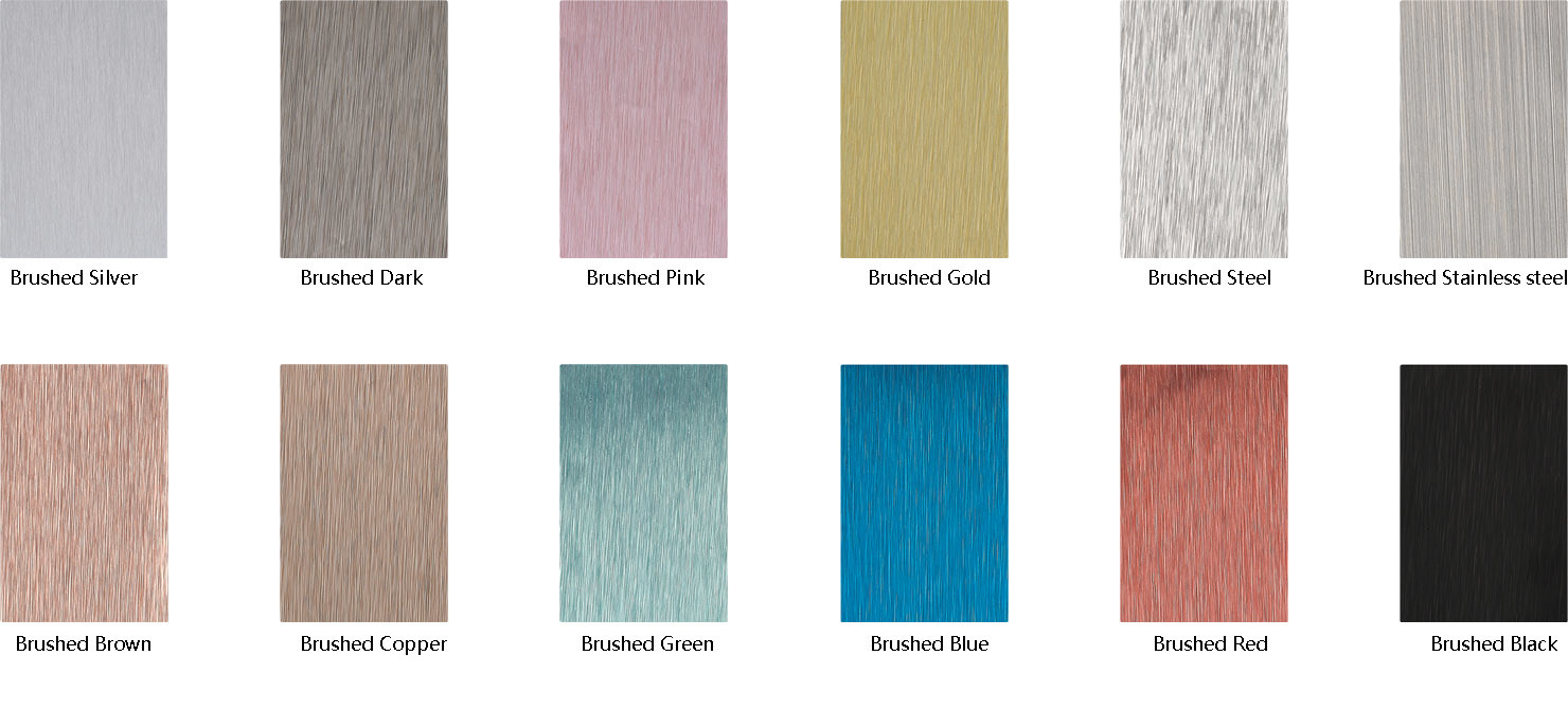 48IN 96IN Brushed Aluminum Composite Panel Decorative Exterior Sheet Cladding