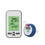 Bathtub Wireless Digital Thermometer With Solar Energy And Photovoltaic Power