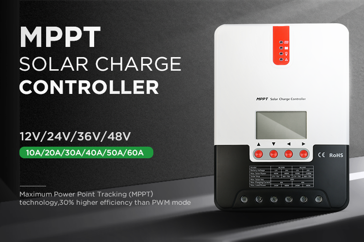 800W 1100W 12V 24V 10A 20A MPPT Solar Charge Controller