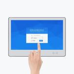 24 Inch Wall Mounted Touch Screen Self Service Kiosk ROHS With IC Card Reader