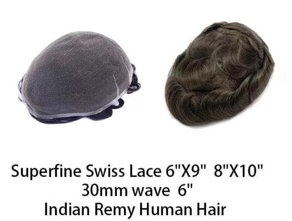 Super breathable Swiss lace bleached knots undetectable hairline Indian human
