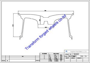 Quality TM208507 20X8.5 inches forged wheels monoblock wheels blanks Dimple style barrel and rims wholesale