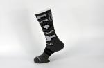 Yellow Under Armour Basketball Socks , Breathbale Thin Basketball Socks