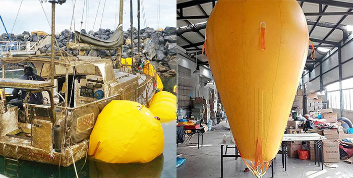 Water Buoyancy Heavy Duty Inflatable Air Bags for Underwater Demolitions