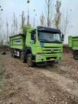 Howo 380 Dump Truck Used 8x4 380HP Second Hand Dump Trucks Green