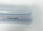 Odorless PVC Transparent Hose , Fiber Braided Hose / Tubing ROHS Approved