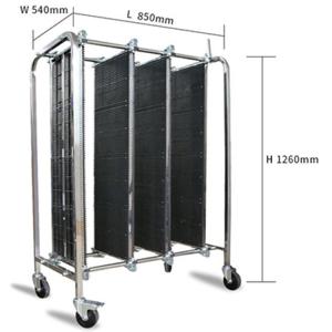 Quality Stainless Steel Trolley Double Flashboard Pcb Storage Rack wholesale