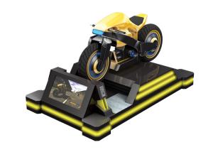 Quality Adults VR Motorcycle Simulator Amusement Park Pcs Racing Games Black Yellow wholesale