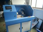 Full Automatic Twin Shaft Rubber Gasket Cutting Machine In Blue Color