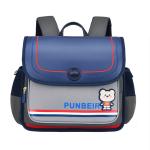 Cartoon Bear Leather School Backpacks Horizontal Orthopedic Large Capacity