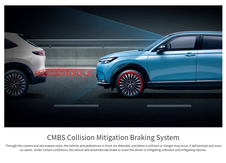 Hon-da ENS1 Electric SUV Sports Car with Torsion Beam Non-Independent Suspension and FWD Drive 68.8 Battery Capacity