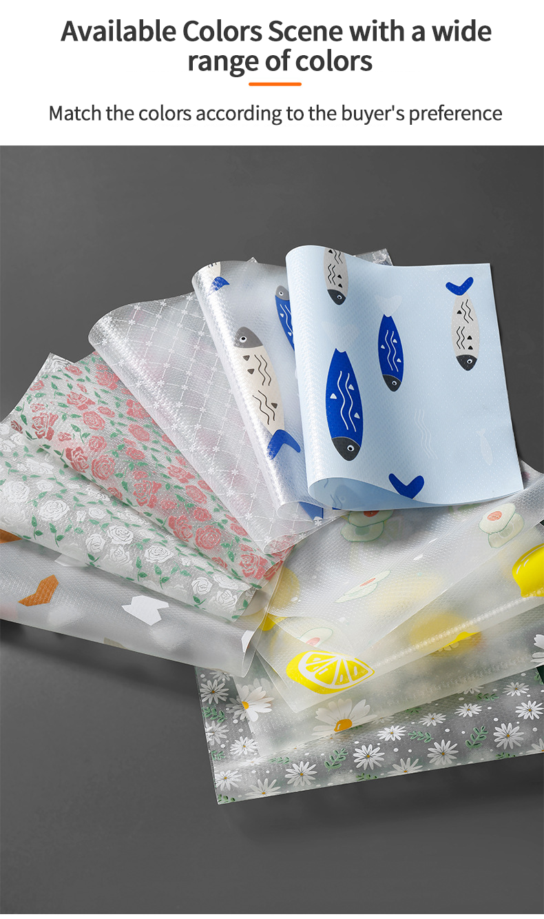 Non-slip Padded Fridge Mat for Kitchen Accessories Bathroom and Transitional Design Style
