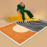 Buy cheap Crystal Velvet Fashion Bedroom Floor Carpets Large Dining Room Rugs OEM from wholesalers