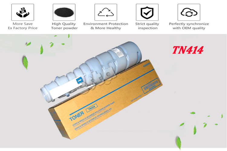 Compatible Tn414 Copier Toner Printer For Konica Minolta Bizhub 363 / 423