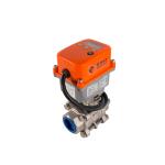20NM Miniature Size IOT Electric Actuator For Stainless Steel Thread Type Ball
