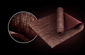 Quality Ningbo virson New style hot sale eco friendly PVC jute yoga mat.Gym pvc yoga mat, wholesale