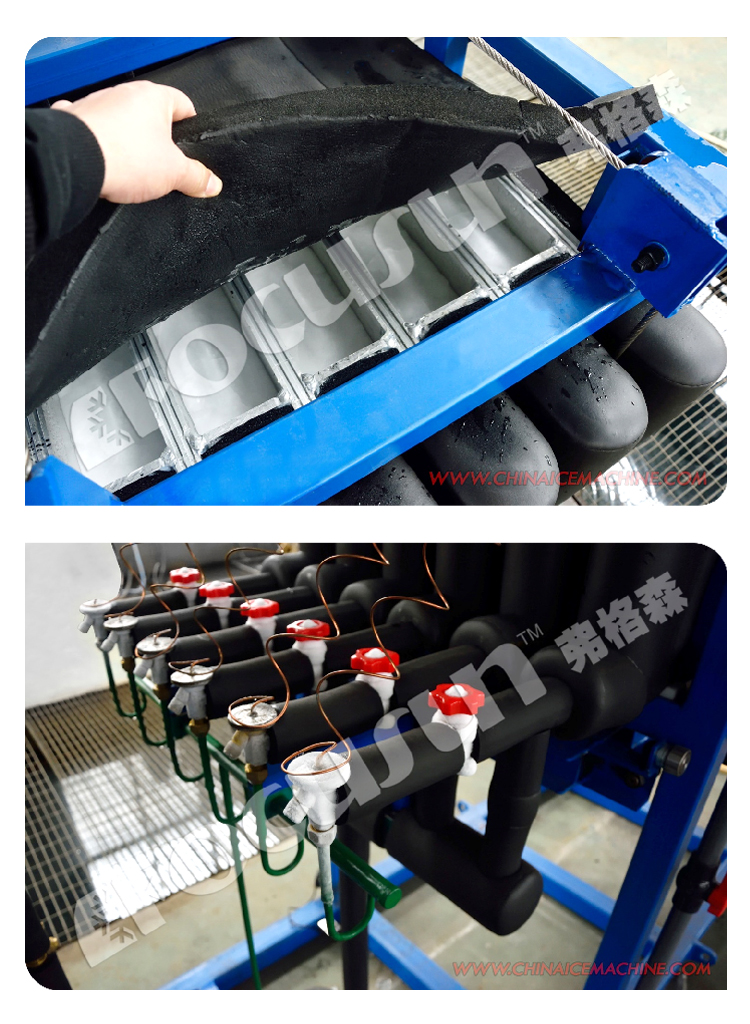 Customizable 1000 kg/day Industrial Block Ice Maker Machine for Industrial Needs