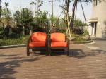 European Style Hand-Woven Outdoor Rattan Furniture Sofa Chair