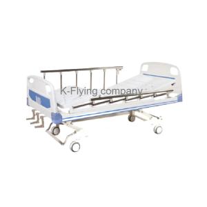 Quality OEM Three Rockers Manual Nursing Bed For Hospital Clinic wholesale
