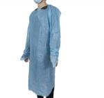 Medical use Waterproof CPE isolation gown disposable hopital CPE apron gowns