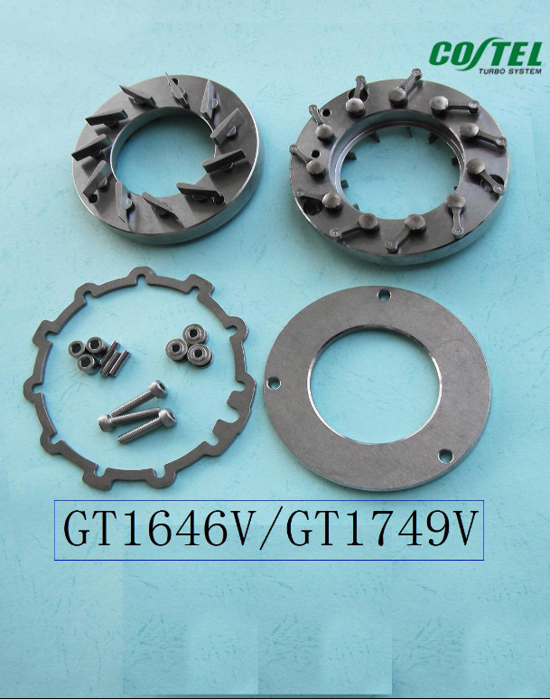 Engineering Machinery Turbocharger Nozzle Ring GT1646V / GT1749V 717858-0001 / 7 721021-0001