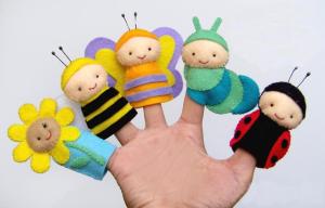 Quality Garden Friends Felt Finger Puppets Plush Toys wholesale
