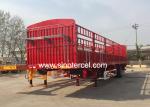 Suspension Mechanical Fence Semi Trailer 53 Feet Bulk Cargo Semi Trailer