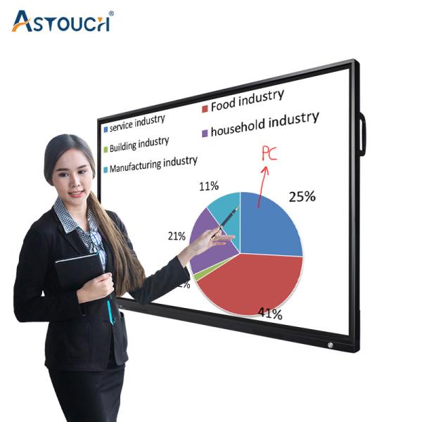 Cheap 86 Inch Large Interactive Touch Screen Whiteboard For Smart Classroom for sale
