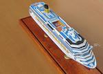 Scale 1:900 Outdoor Decoration Costa Concordia Model , Cruise Ship Business