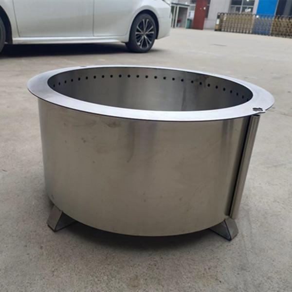30 Inch Stainless Steel Smokeless Portable Fire Pit , Double Wall 30 Smokeless