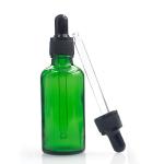 Manufacturers Hot Sale Green 50ml Bottles For Essential Oils With Glass Dropper