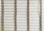 Wire Rope Rod Woven Soft 63% Stainless Steel Architectural Mesh For Facade