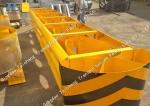 Outdoor Decorative Crash Cushion System Rustproof For Road Traffic Safety