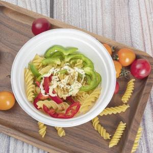 Quality Disposable Biodegradable Sugarcane Bagasse Bowl 175mm Sugarcane Fiber Bowl wholesale