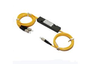 Quality Abs Box Dual Window 1310 / 1550nm Fbt Splitter 1:99 With 2.0mm, 3.0mm Cable wholesale