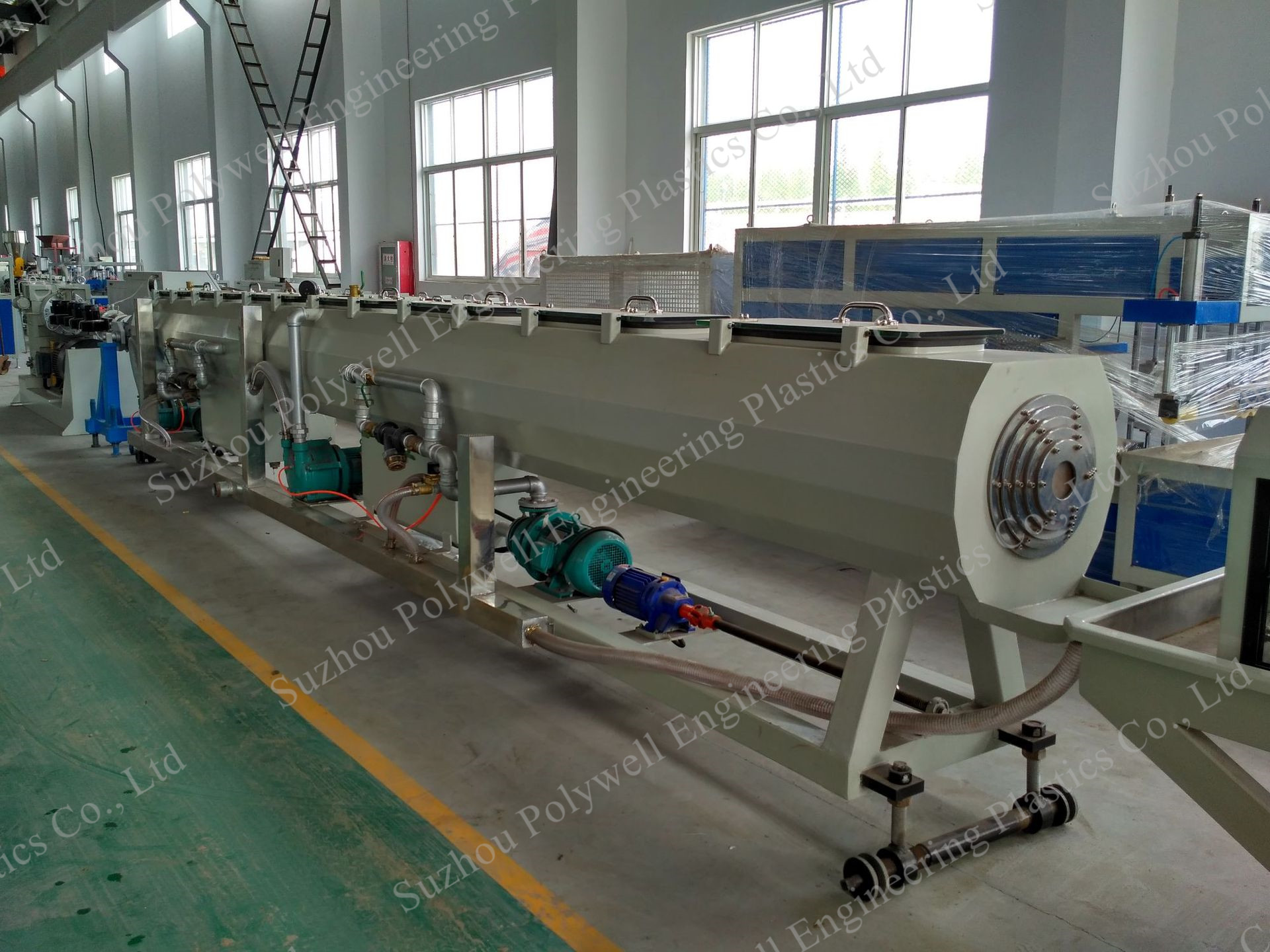 HDPE PP Plastic Pipe Extrusion Line Composite Water Supply Irrigation Pipe Tube Making Machine