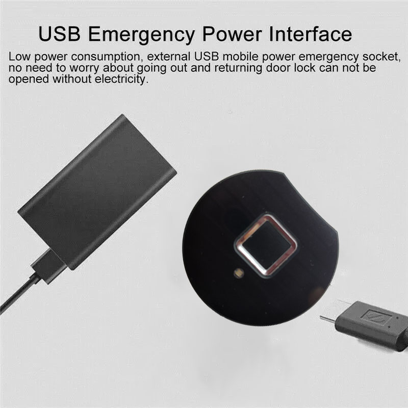 Safety Magnetic Electronic Keyless Fingerprint Wooden Drawer Lock / Cabinet Locks