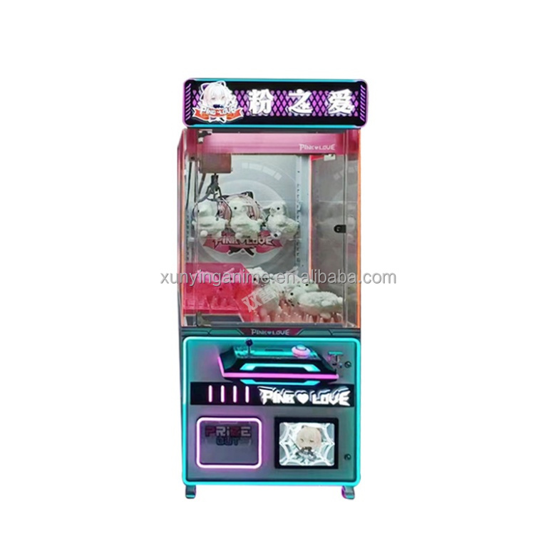 80*90*210cm Coin Operated Crazy Toy Crane Claw Vending Game Machine for 1 Player