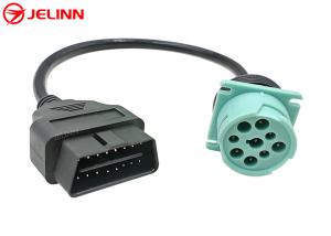 Quality Green Type 2 J1939 Deutsch 9-Pin Male to 6-Pin J1708 Female Cable wholesale