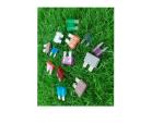PBT Material Fast Acting Automotive Blade Fuses , 32VDC Car Blade Fuses