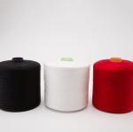 40/2 50/2 60/2 Black Red Blue Green Gray 100% Polyester Dyed Spun Yarn